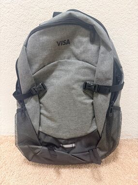 VISA Grey Backpack - Durable Everyday Carry